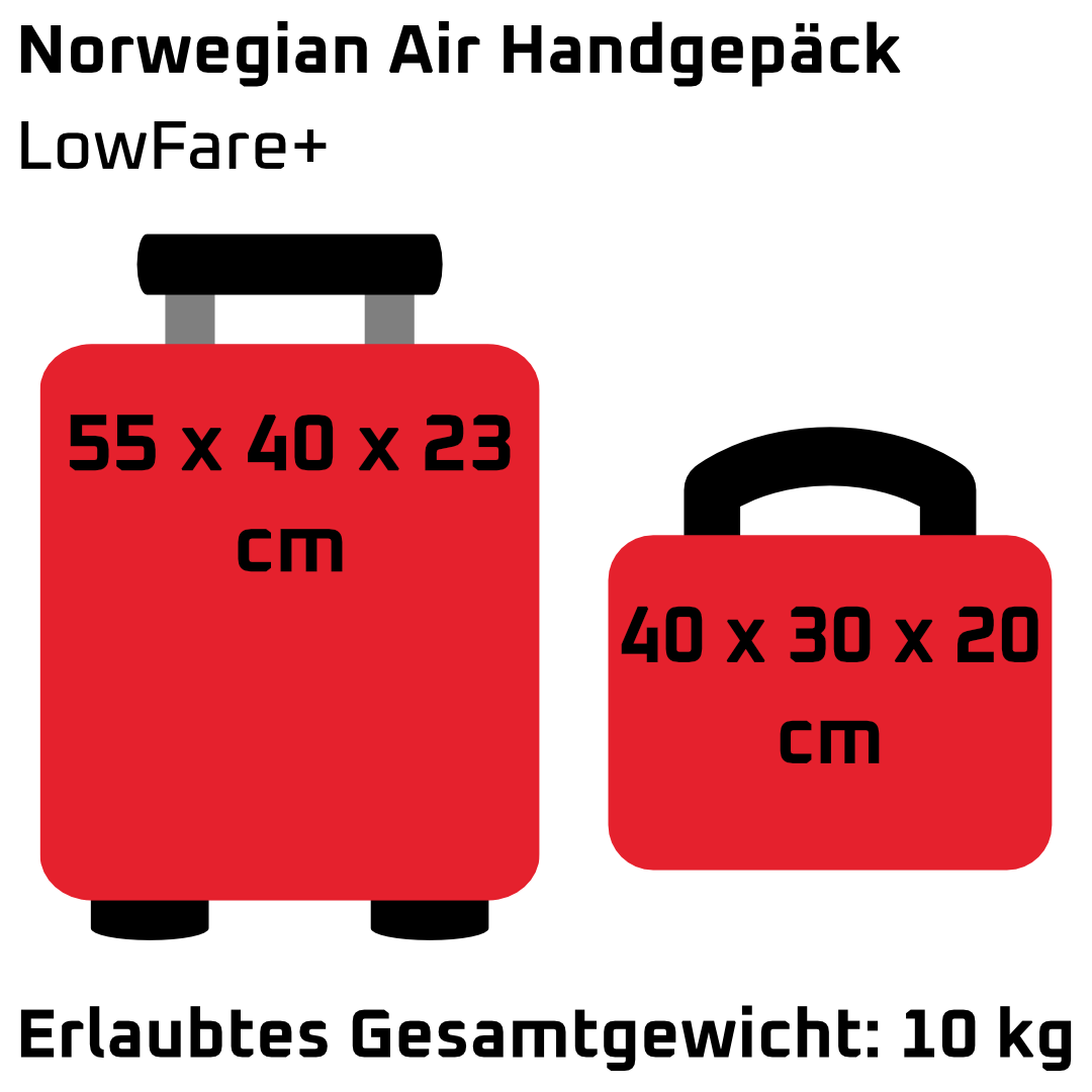 Norwegian Handgepäck LowFare Plus